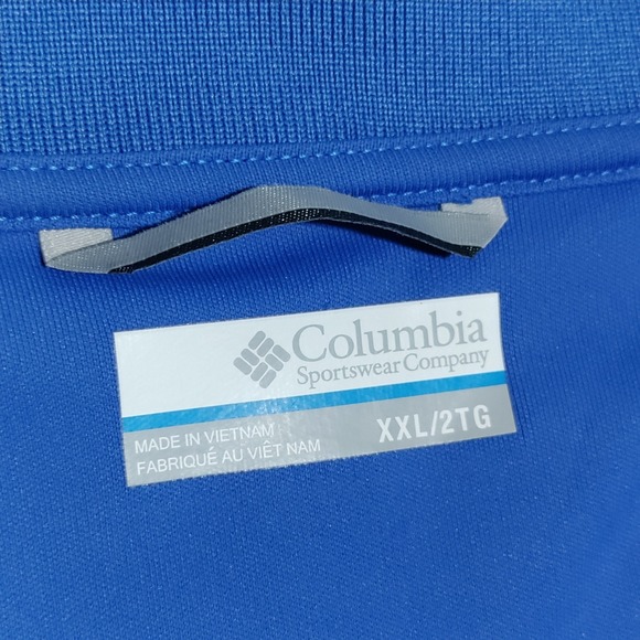 Columbia PFG Men's Terminal‎ Tackle Texas Flag Polo Shirt Size XXL 2XL Blue NWT - Picture 11 of 16